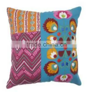 Special Design Multi Patched and Embroider Cushion Cover thumbnail-1