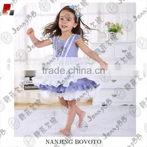 Boutique Remake Little Girl Puffy Dress Girl Boutique Style Dots Dress thumbnail-1