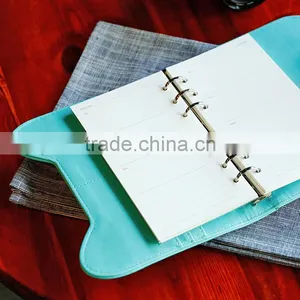 48K PU Cover Planner 6 Holes Loose Leaf Binder Clip Organizer Customizable Debossed/embossed Logo Animal Shape Hadbag Notebook thumbnail-3