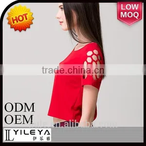 Four Color Can Choice Short Sleeve Plain t- Shirt thumbnail-3
