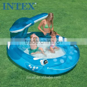 INTEX WHALE SPRAY SWIMMING POOL thumbnail-1