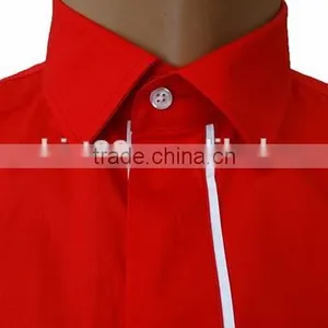 2016 Custom Huawei Logo Men Red Color Uniform , Men Work Shirt thumbnail-3