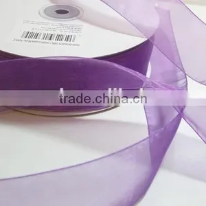 Decorative Colorful Sheer Organza Ribbon thumbnail-1