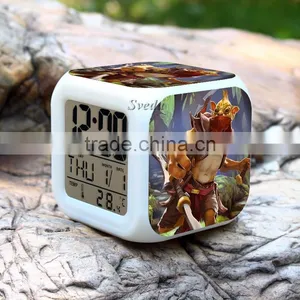 (Hot Games) Dota Character Clock,Led Calendar Alarm Clock, Digital Projector Led Alarm Clock thumbnail-6