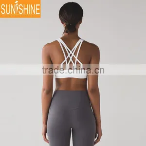 2017 Women Gym Wear Fitness Top Newest Wholesale Sexy Gym Bra thumbnail-1