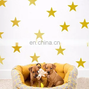 Ins Style Colorful Star Shape Vinyl Wall Sticker Children Room Home Decoration Mural Roon Decal thumbnail-1