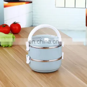 Round Shape PP And Stainless Steel Bento Lunch Box thumbnail-6
