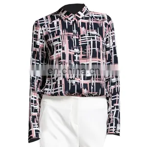 Fashion Women Office Shirt Design of 100% Cotton and Tops thumbnail-2