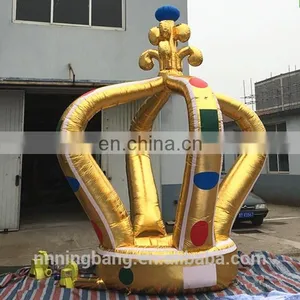 Customized Big Inflatable Gold Crownfor Parties thumbnail-2