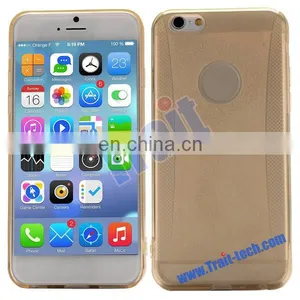 Cell Phone Accessories Supplier Glitter Powder Transparent TPU Case for Iphone 6 thumbnail-1