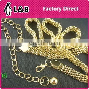 2016 Custom Made Fashion Lady Decoration Metal Chain Belt thumbnail-4