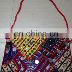 Multi Color Indian Wholesale Ethnic Handmade Vintage Tribal Banjara Clutch, Handbag Style Evening Wedding Cross Body Clutch thumbnail-1