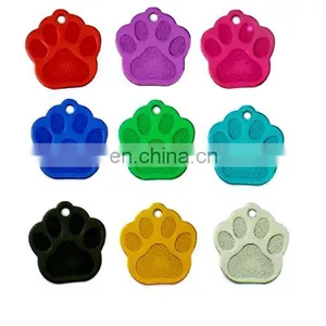 Aluminum Paw Shape 2 Sides Tag Pet Dogs and Cats ID Tag thumbnail-5