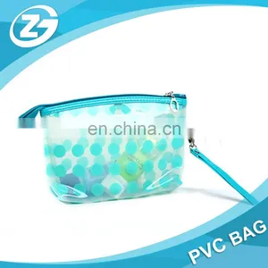 Coloured Transparent Promotional Gifts Waterproof Ziplock PVC Cosmetic Pouch thumbnail-2