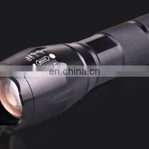 Factory Store Price XML T6 Adjustable Zoom 500m Bright LED 10W Aluminum Hunt Flashlight thumbnail-2