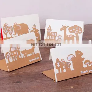 Cheap Fashion Animal Bulk Greeting Cards Thanks You Teachers Day Greeting Card thumbnail-2