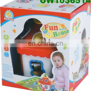 Shape Sorting Cube - Classic Wooden Toy With 12 Shapes thumbnail-2