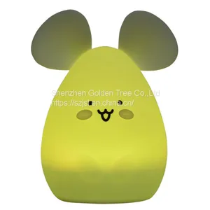 7 Colors RGB USB Rechargeable Kids Gifts Remote Touch Control 3D Led Night Lights thumbnail-3