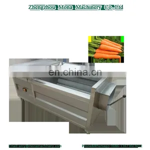 High Pressure Water Spray , Orange Washer Brush Rollers Fruit Washing Machine for Sale thumbnail-1
