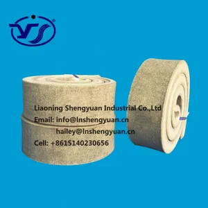 Customized Endless Transfer Belt Needle Punched PBO+KEVLAR Ultra High Temperature Resistant Aluminum Profile Use Felt Belt thumbnail-2