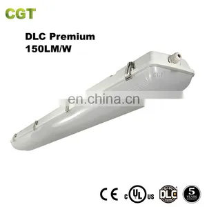 DLC 150LM/W IP65 Dustproof Waterproof 0-10v Batten in Ceiling Led Tri-proof Lights 50W thumbnail-3
