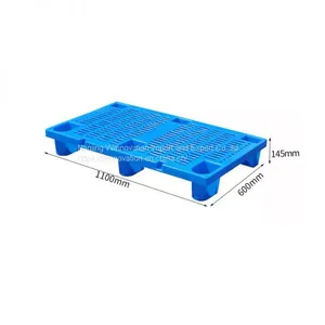 Single Faced Two Way Six Foot Plastic Pallet for Stacking Goods thumbnail-2