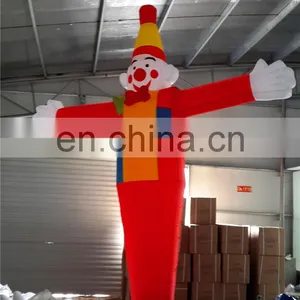 4m High Colorful Inflatable Clown Air Dancers Inflatable Wave Man For Advertising Event thumbnail-5