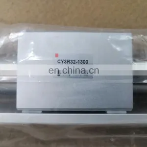 SMC Magnetically Coupled Rodless Cylinder CY3R Series CY3R32-1300 thumbnail-2