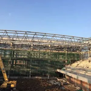 Chaohu Middle School Indoor Stadium Pipe Truss Project thumbnail-2