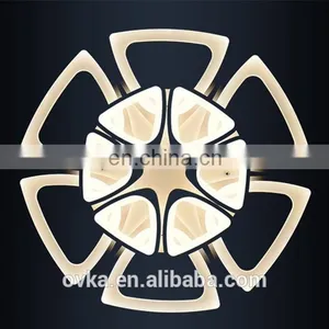 Modern Creative Living Room Lights Luxury Bedroom Modern Restaurant Led Ceiling Lamp With 12 Fan Lights thumbnail-5