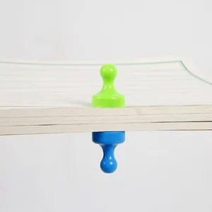 Painting Colorful Plastic or Rubber Coated Neodymium Push Pins for Office Magnet thumbnail-3