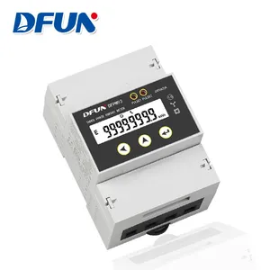 DFUN DFPM93 RS485 Modbus Data Record 63A or 5A 3 Phase Energy Kwh Meter thumbnail-3