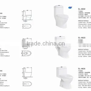2015 Malaysia Washdown Sanitaryware Toilet Set thumbnail-2