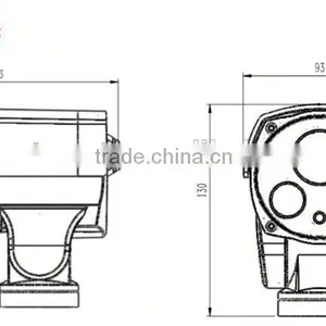 IP66 Waterproof Bullet Ptz ip Camera Camera, Adjust for Pan/Tilt/Zoom,ip Camera Module thumbnail-4
