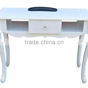 ShiKang Beauty Modern White Manicure Table With Exhaust Fan thumbnail-2