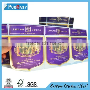 Custom Wine Glass Bottle Labels Manufactures in China thumbnail-1