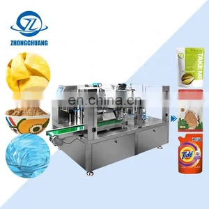 Thermal Wrap Plastic Pouch Packing Making Peanuts Butter Filling Doypack Automatic Food Packaging Machine thumbnail-1