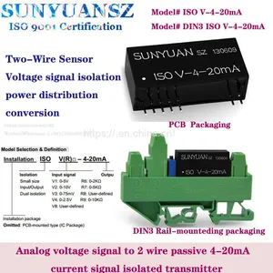 Loop Powered Voltage Signal to 4-20mA V/I Signal Converters thumbnail-1