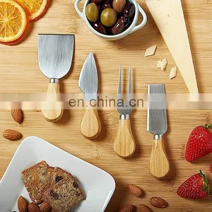 Hot Product Rectangle Durable Cheese Board Customized Logos Bamboo Cheese Board thumbnail-5