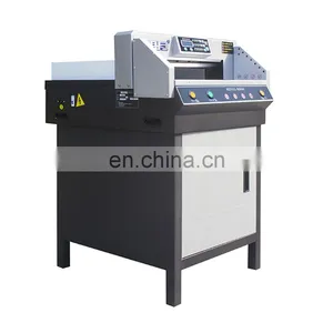 SPC-455E Cheap Price Dual Motor Electric Paper Guillotine Cutter Machine With LCD Display thumbnail-5
