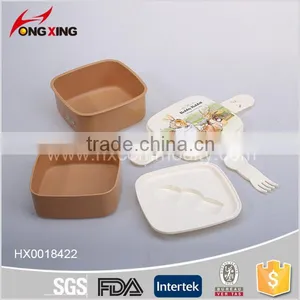 Cartoon Design Microwave Students Plastic Lunch Box With Spoon thumbnail-4