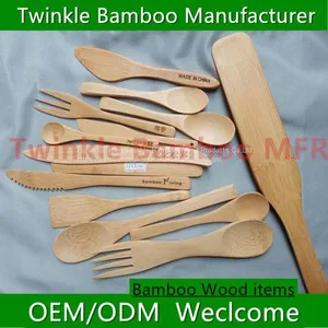 Bamboo Kitchen Tool Wholesale/ Mini Bamboo Spoon Small Bamboo Spoons From China thumbnail-3
