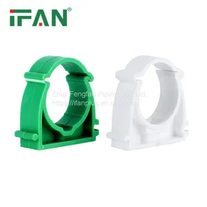 IFAN Factory Direct Sale Plastic Maliter PPR Pipe Fitting White Pipe Clip thumbnail-4