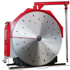 Hulong Machinery 2QYKZ Series High Efficiency Twin Blade Rock Rail Saw Natural Stone Cutting Machine for Granite Quarry thumbnail-3