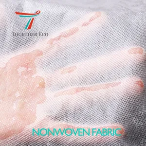 Water Absorbent SS Hydrophilic Spunbonded Non Woven Fabric Super Soft White Pp Nonwovens Material for Adult Diapers thumbnail-1