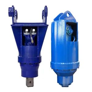 Widely Applicable Excavator Mounted Drilling Rig Hydraulic Rock Dril Compact in Size Spiral Drill thumbnail-6