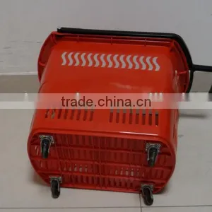 Double Handle Supermarket Plastic Shopping Basket thumbnail-5