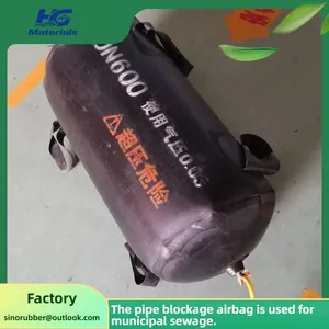Municipal Pipeline High-Pressure Water Blocking Airbag Sealing Test Inflatable Rubber Thickened Airbag thumbnail-4