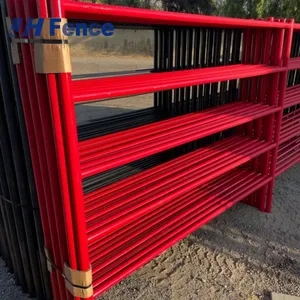 Heavy Duty Galvanized Portable Horse Yard Panel Livestock Fencing Cattle Panels Sheep Corral Panels and Gates for Animals thumbnail-5