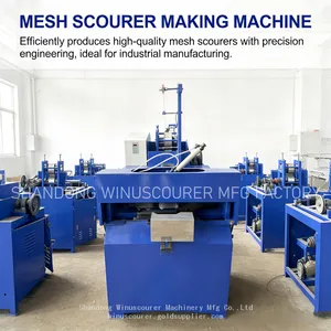 Automatic Mesh Steel Wire Ball Machine Stainless Steel Scrubber Machine thumbnail-2